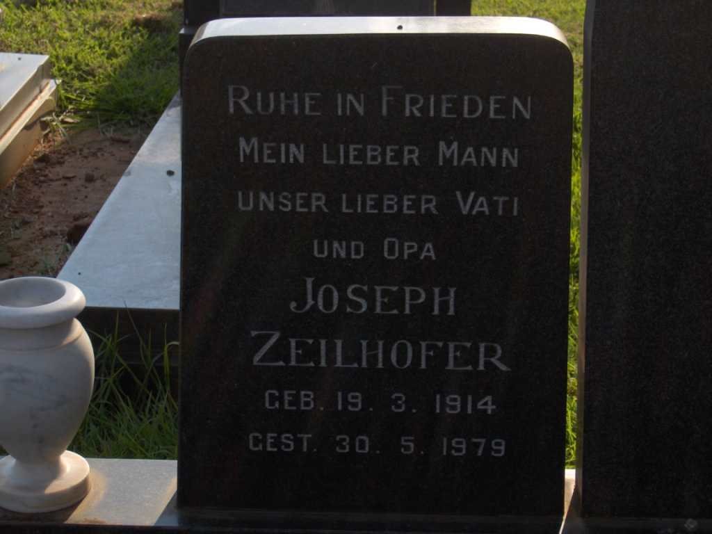 ZEILHOFER Joseph 1914-1979