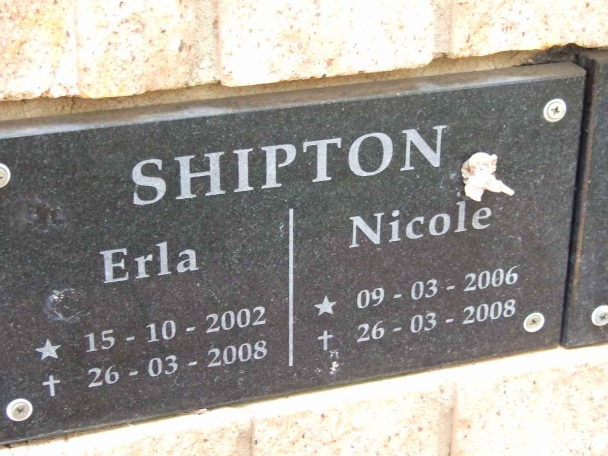 SHIPTON Erla 2002-2008 :: SHIPTON Nicole 2006-2008