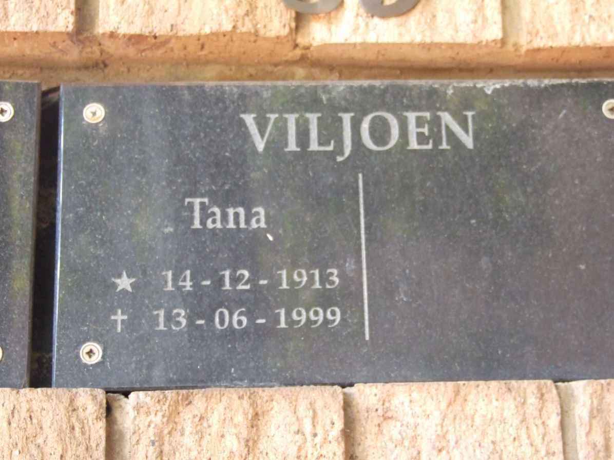 VILJOEN Tana 1913-1999