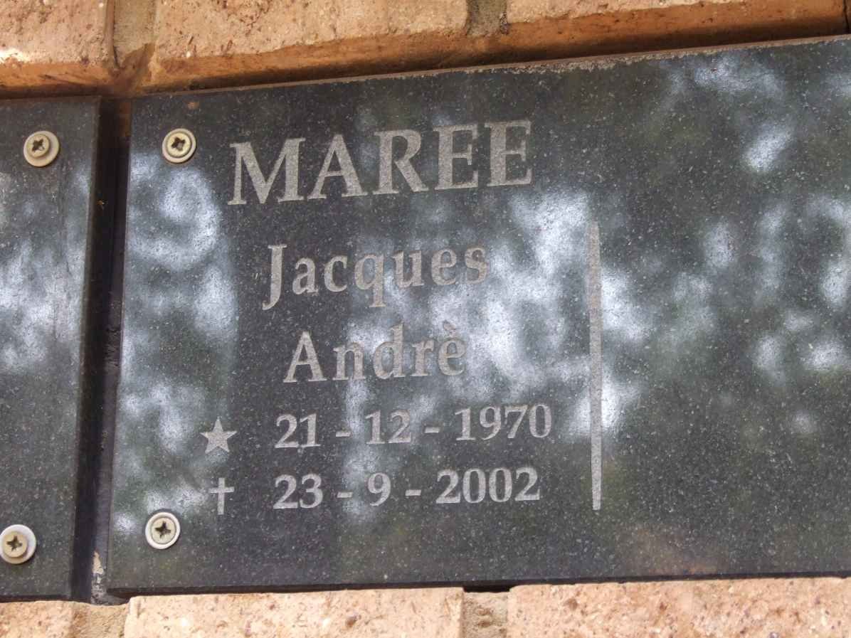 MAREE Jacques Andre 1970-2002