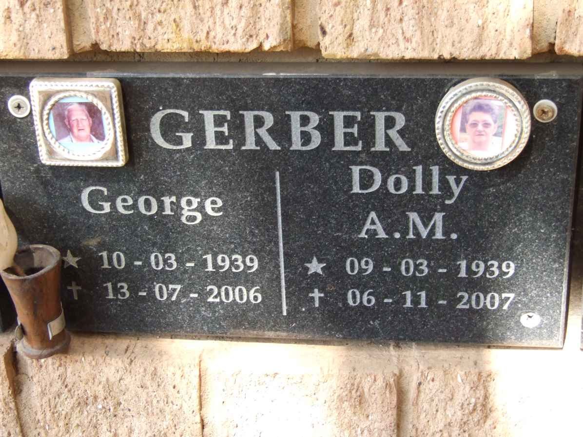GERBER George 1939-2006 &amp; A.M. 1939-2007