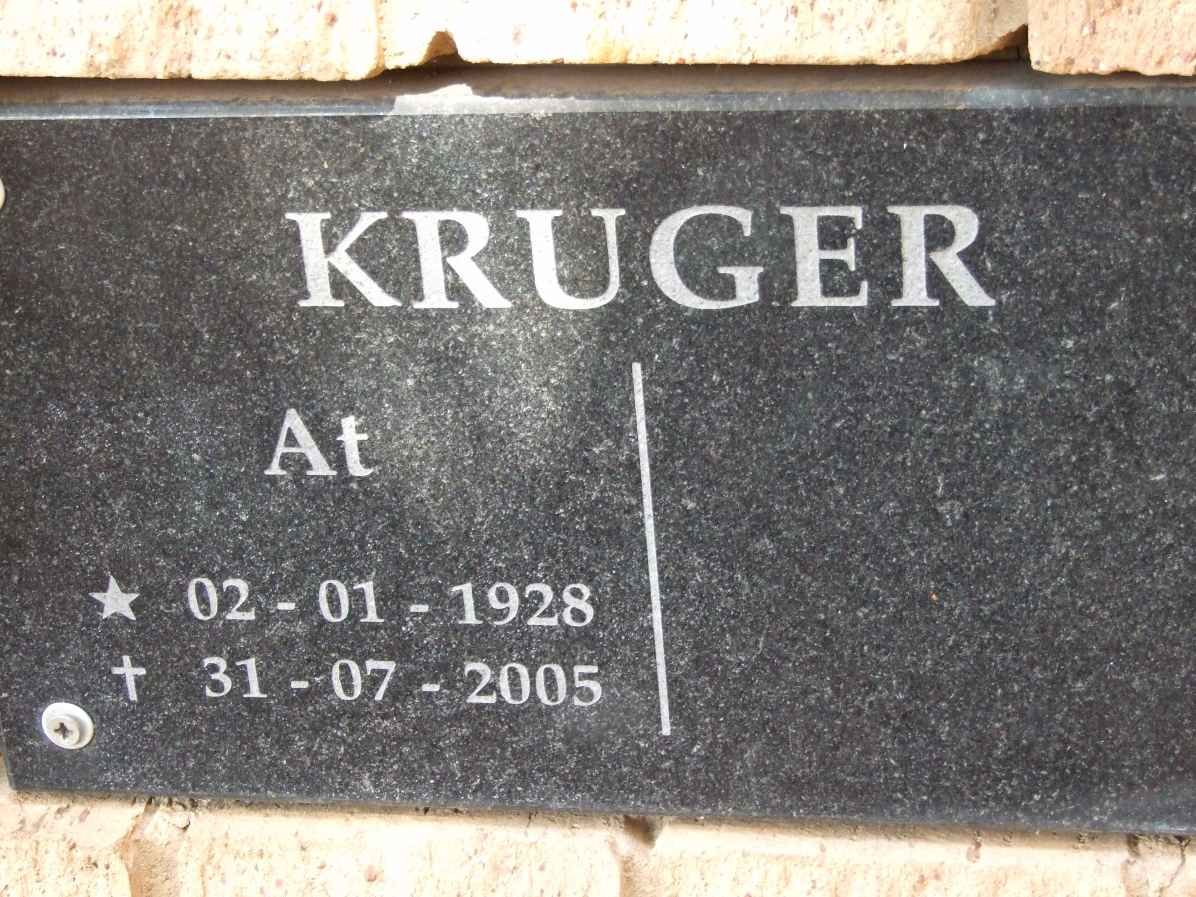 KRUGER At 1928-2005