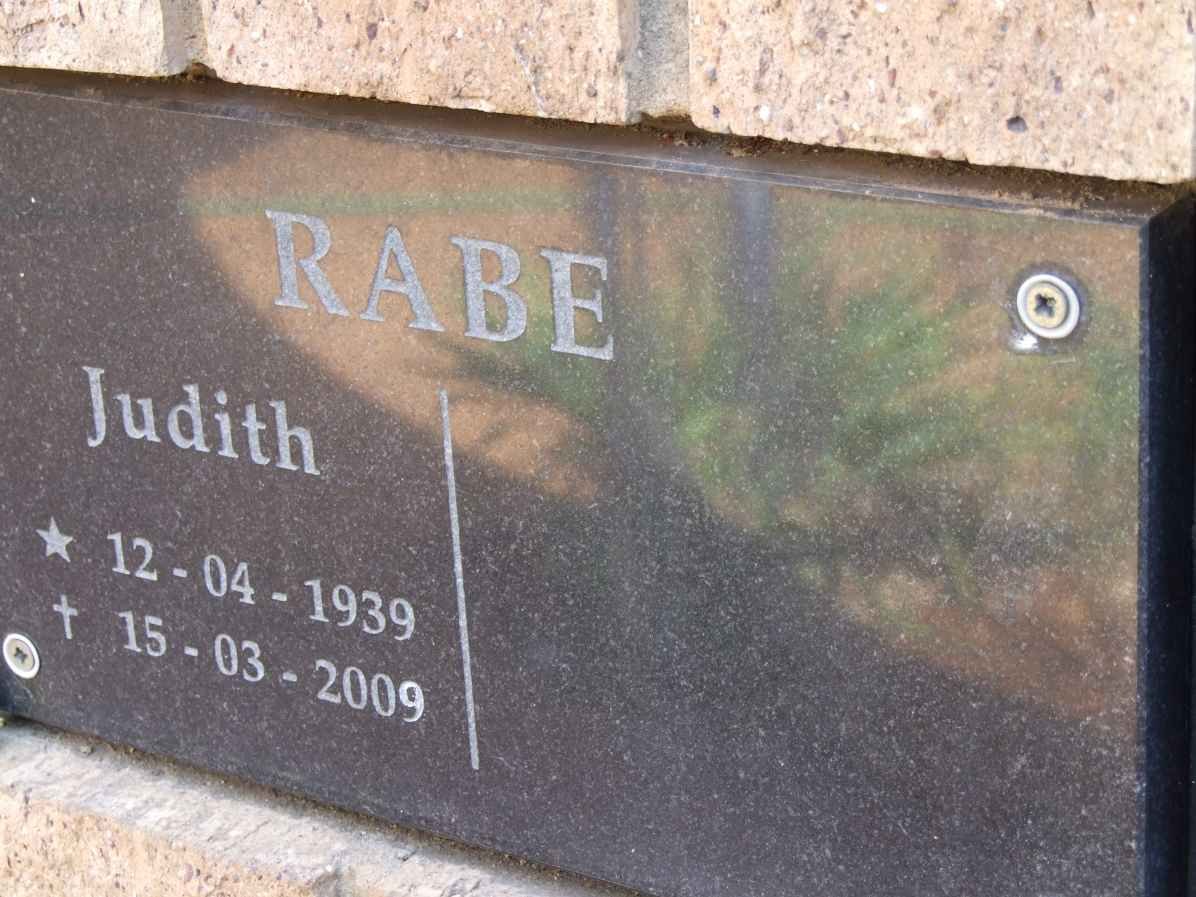 RABE Judith 1939-2009