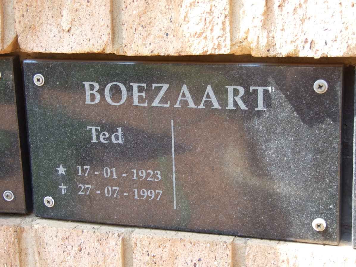 BOEZAART Ted 1923-1997