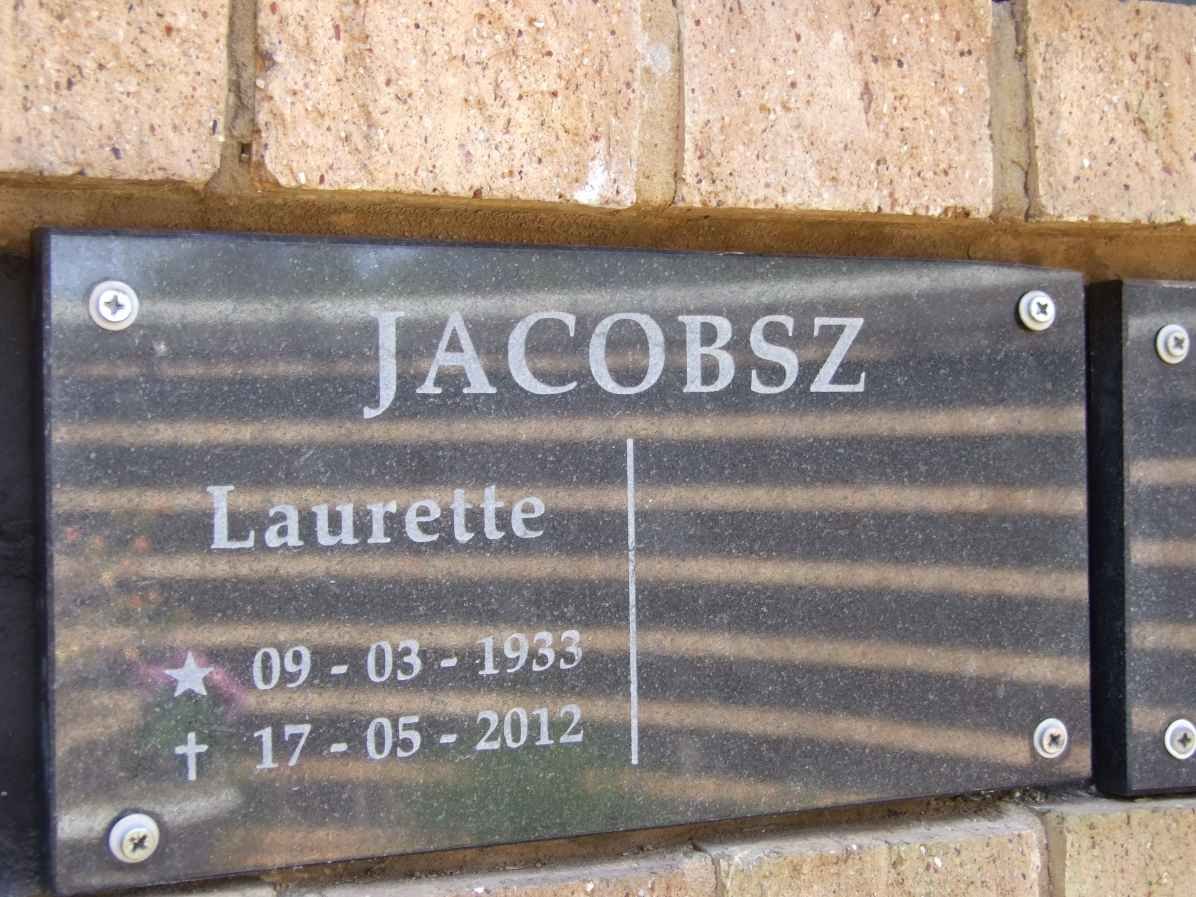 JACOBSZ Laurette 1933-2012