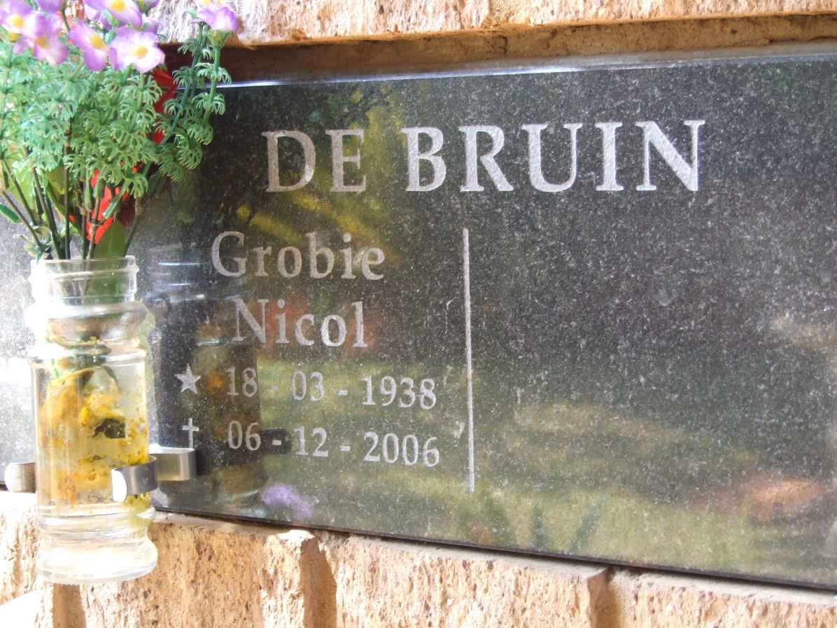 BRUIN Grobie Nicol, de 1938-2006