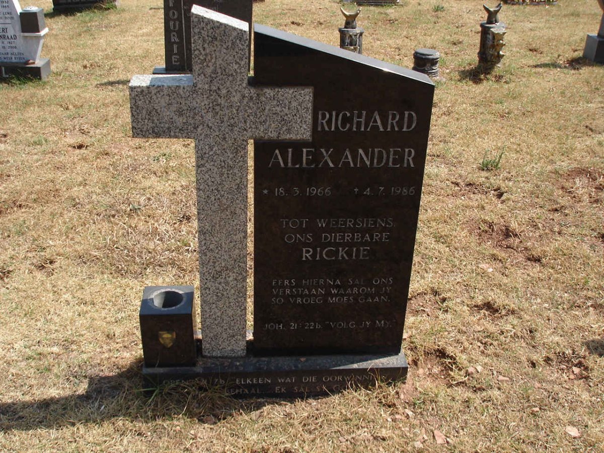 ALEXANDER Richard 1965-1986