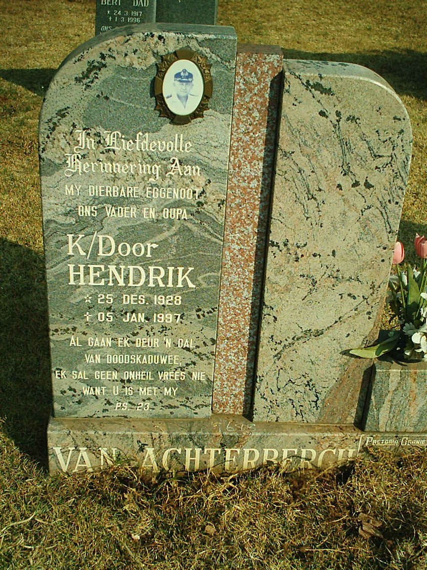 ACHTERBERGH Hendrik, van 1928-1997