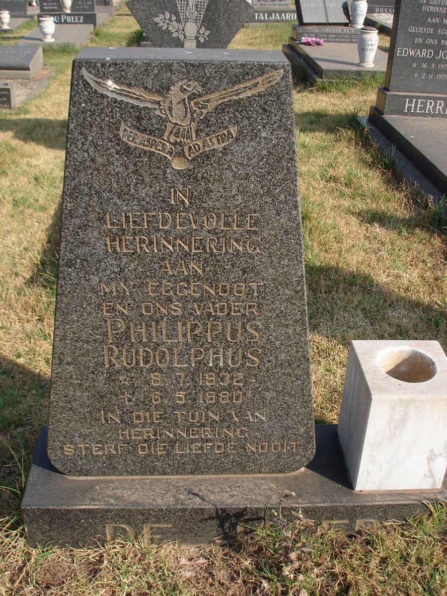 BEER Philippus Rudolphus, de 1932-1980