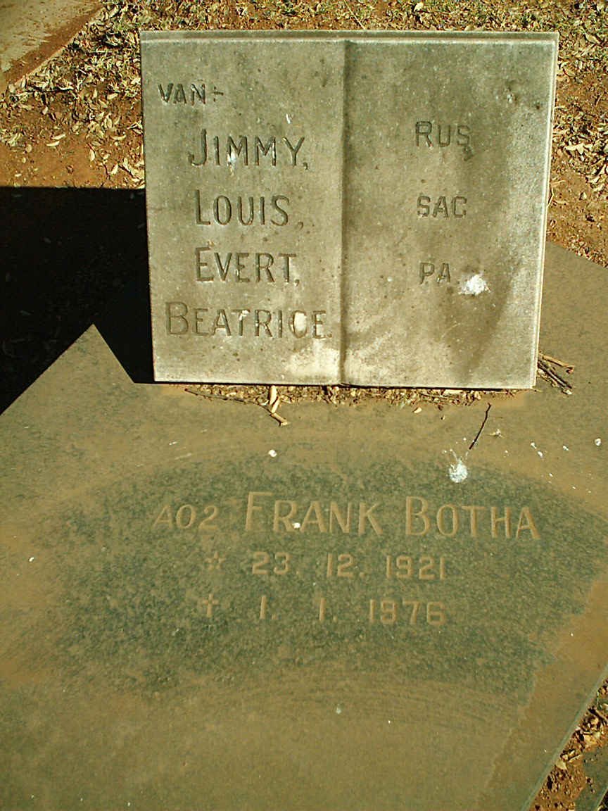 BOTHA Frank 1921-1976