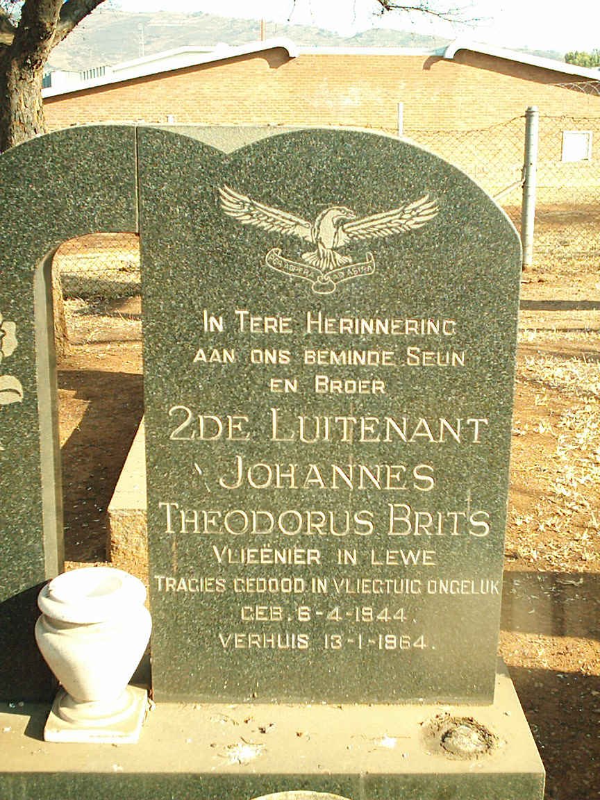 BRITS Johannes Theodorus 1944-1964