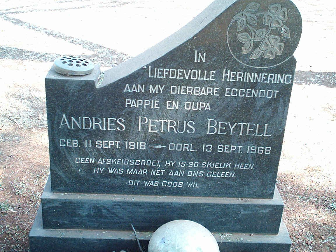 BEYTEL Andries Petrus 1918-1968
