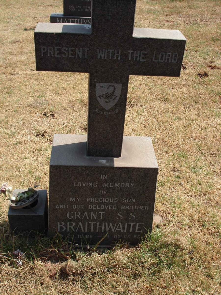BRAITHWAITE Grant S.S. 1966-1986