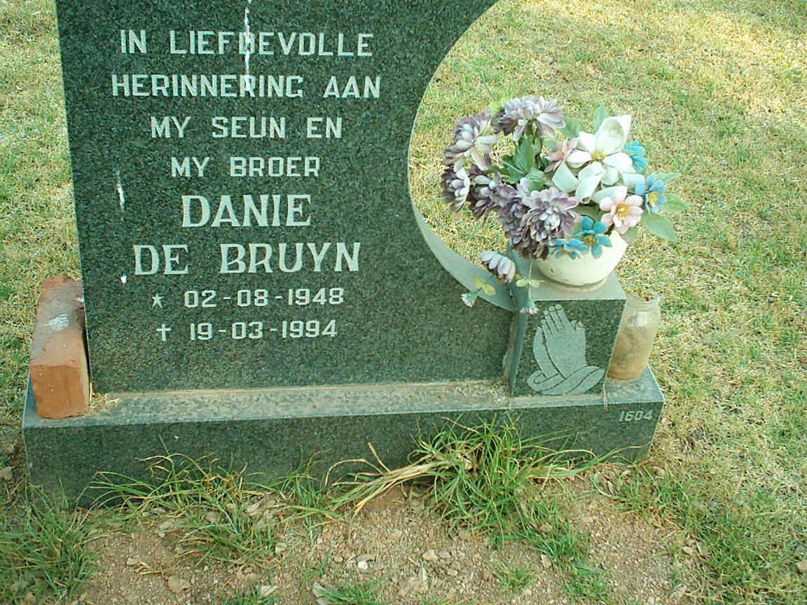 BRUYN Danie, de 1948-1994