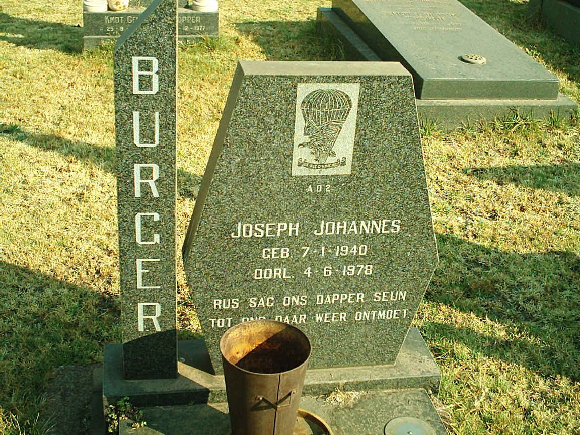 BURGER Joseph Johannes 1940-1978