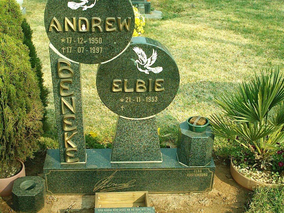 BENEKE Andrew 1950-1997 &amp; Elbie 1953-