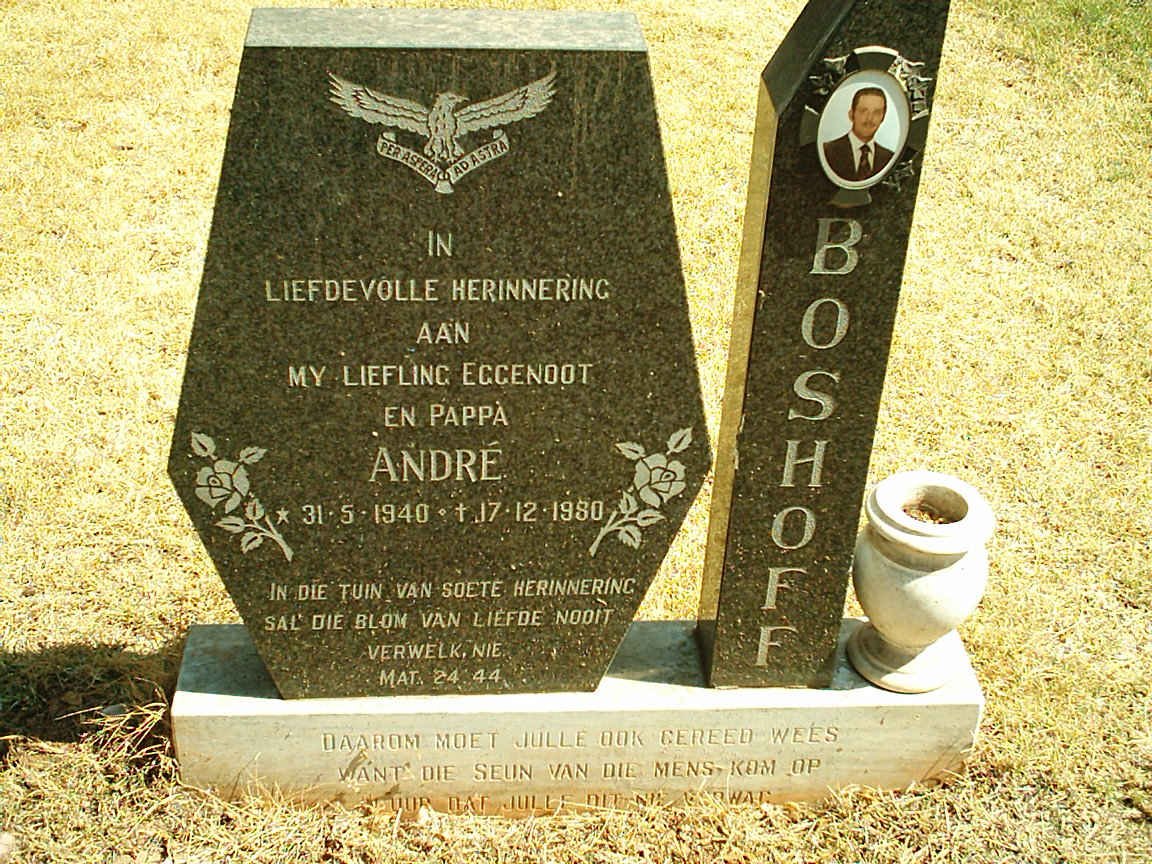 BOSHOFF Andre 1940-1980