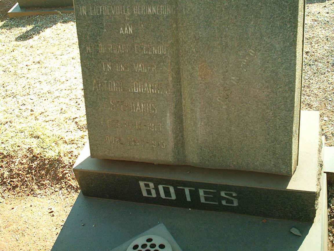 BOTES Antonie Johannes 19?-1975