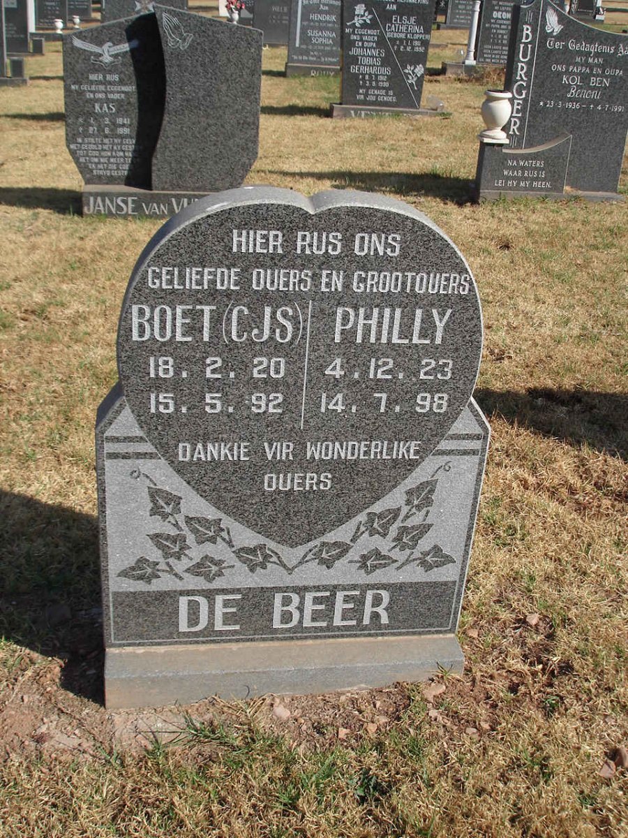 BEER C.J.S., de 1920-1992 &amp; Philly 1923-1998