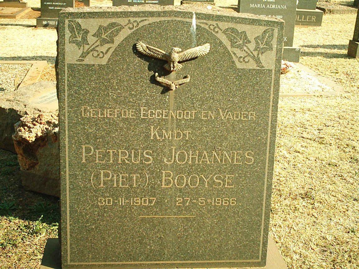 BOOYSE Petrus Johannes 1907-1966
