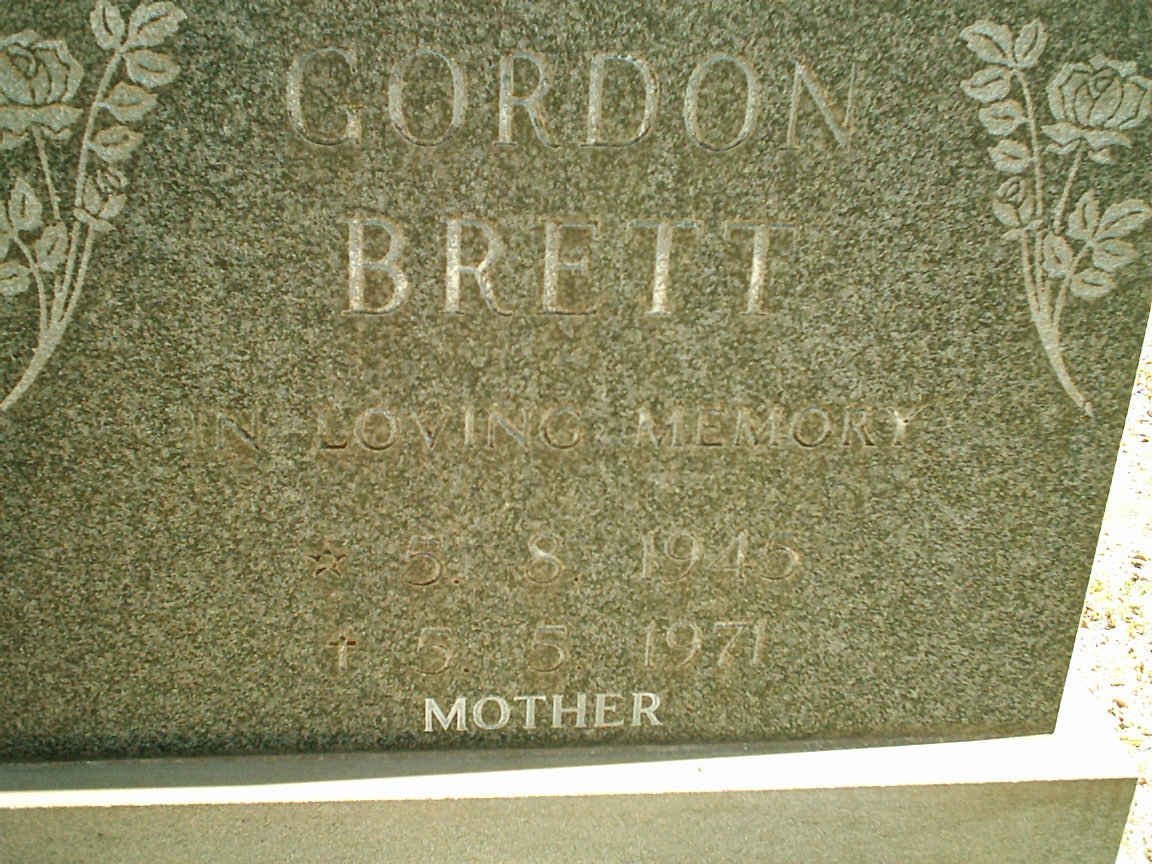 BRETT Gordon 1945-1971