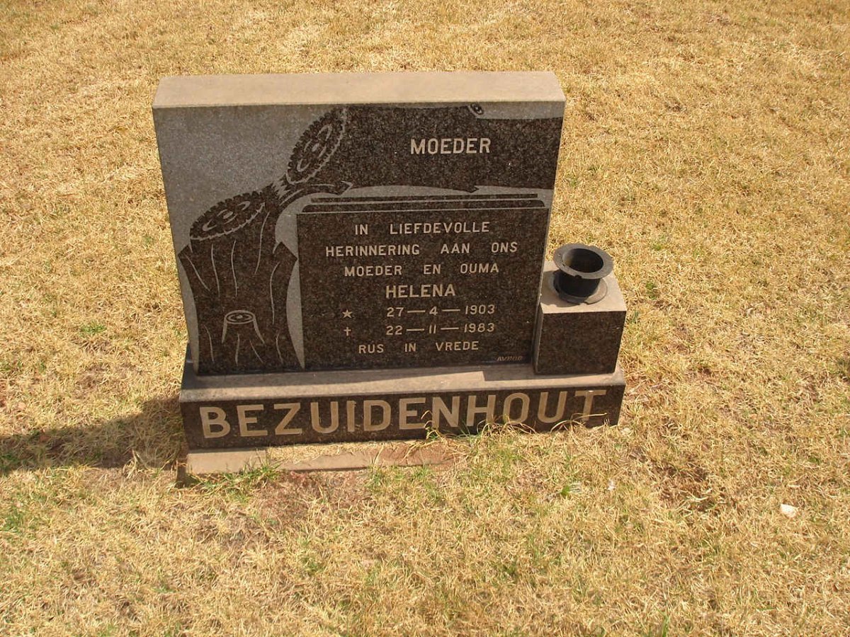 BEZUIDENHOUT Helena 1903-1983
