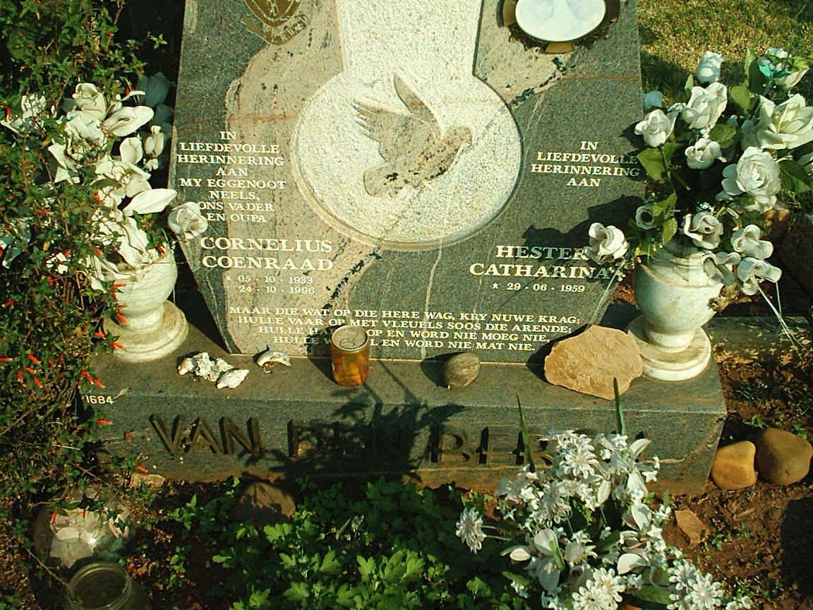 BERGEN Cornelius Coenraad, van den 1939-1996 &amp; Hester Catharina 1959-
