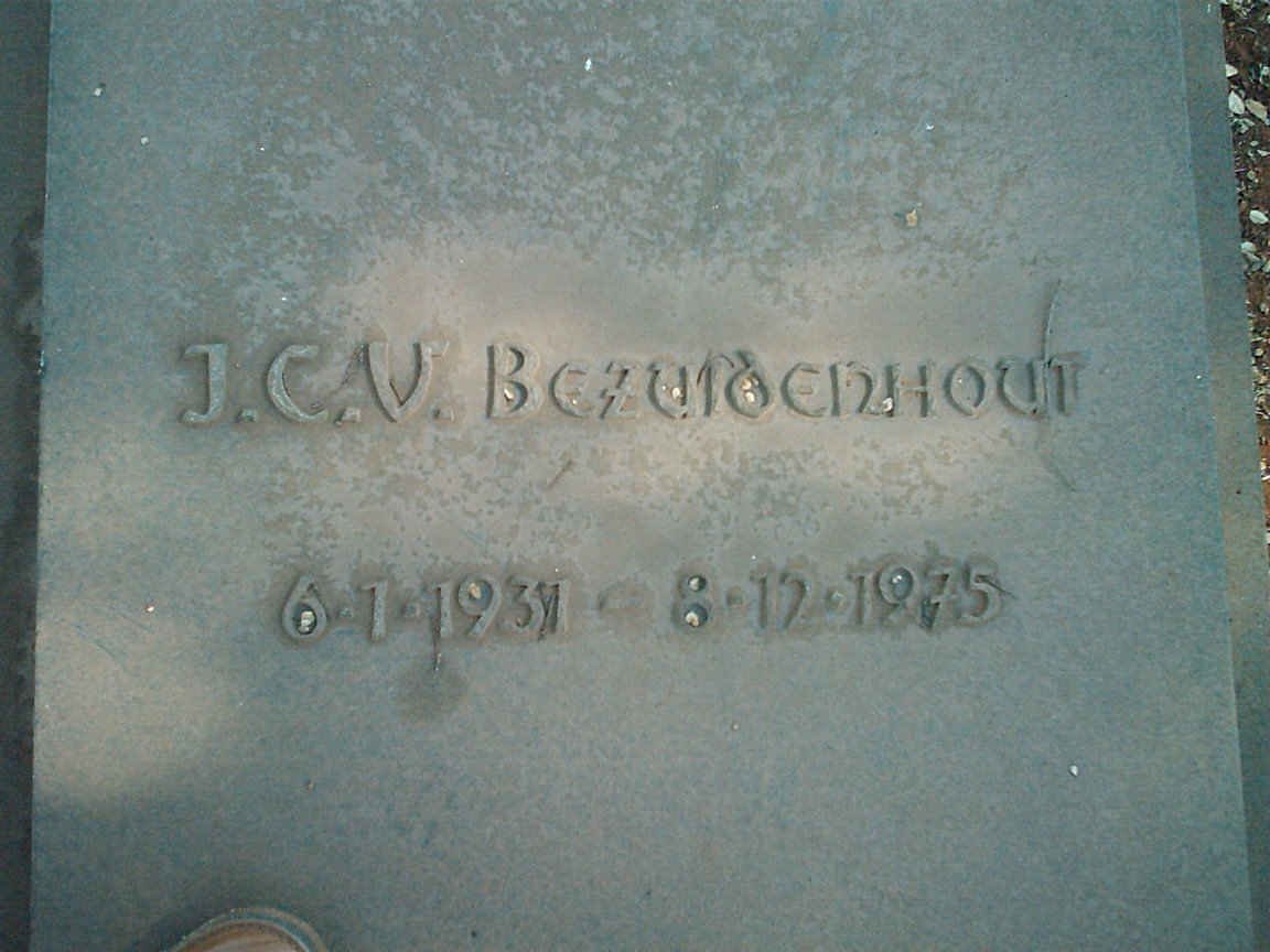 BEZUIDENHOUT J.C.V. 1931-1975