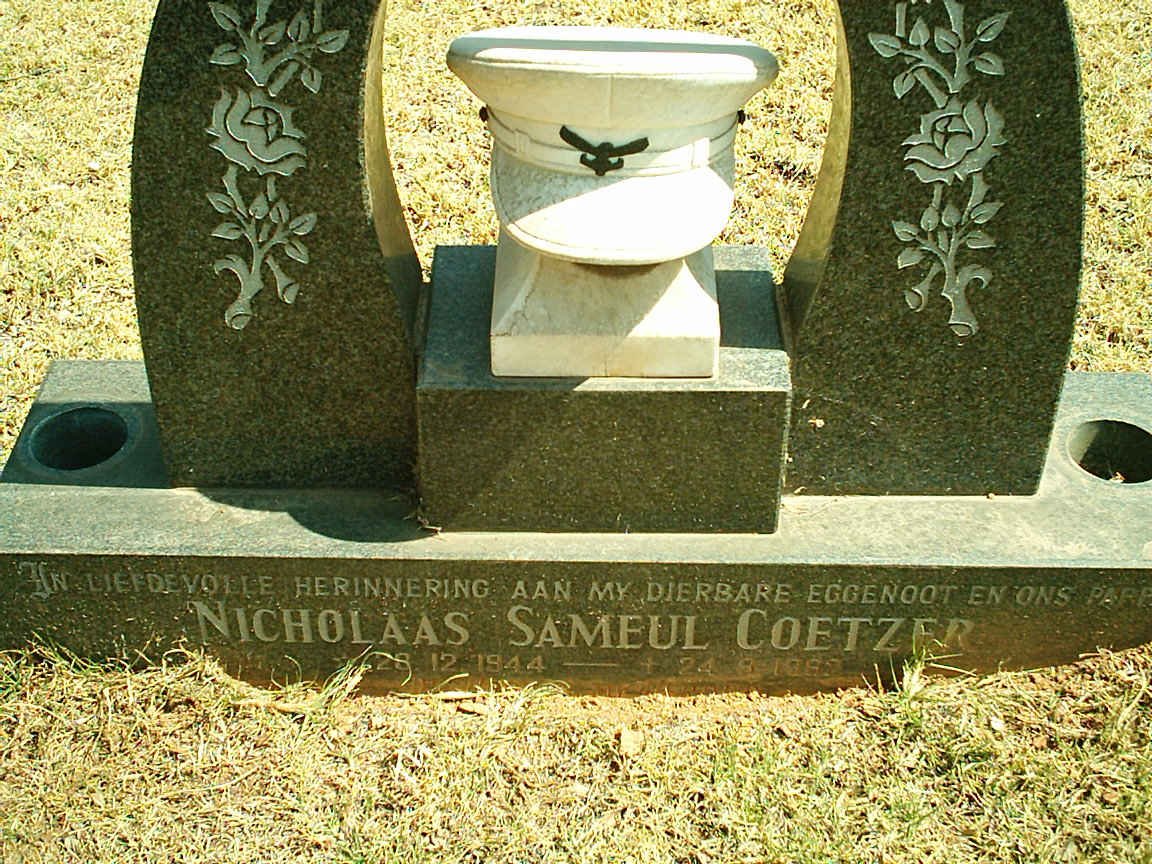 COETZER Nicholaas Sameul 1944-1982