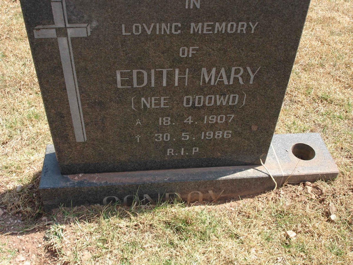 CONROY Edith Mary nee O'DOWD 1907-1986