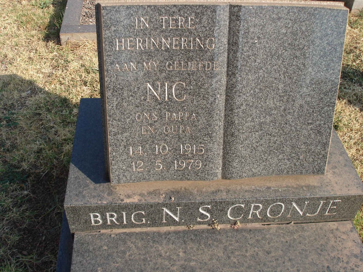 CRONJE N.S. 1915-1979