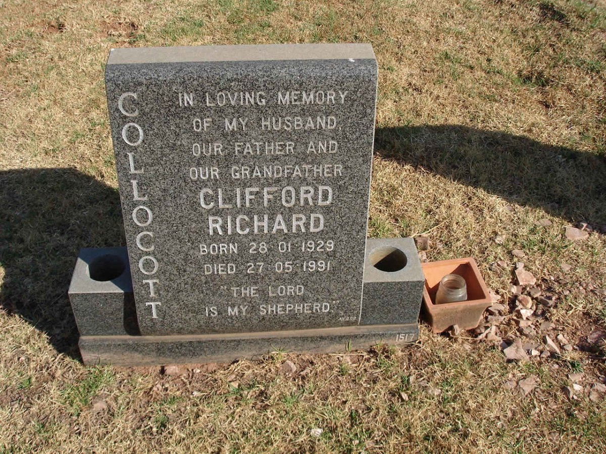 COLLOCOTT Clifford Richard 1929-1991