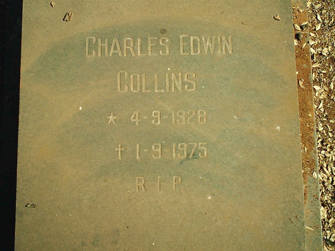 COLLINS Charles Edwin 1928-1975