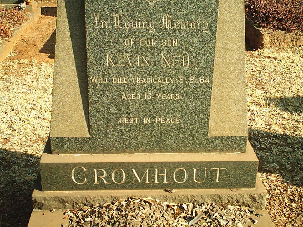 CROMHOUT Kevin Neil -1964