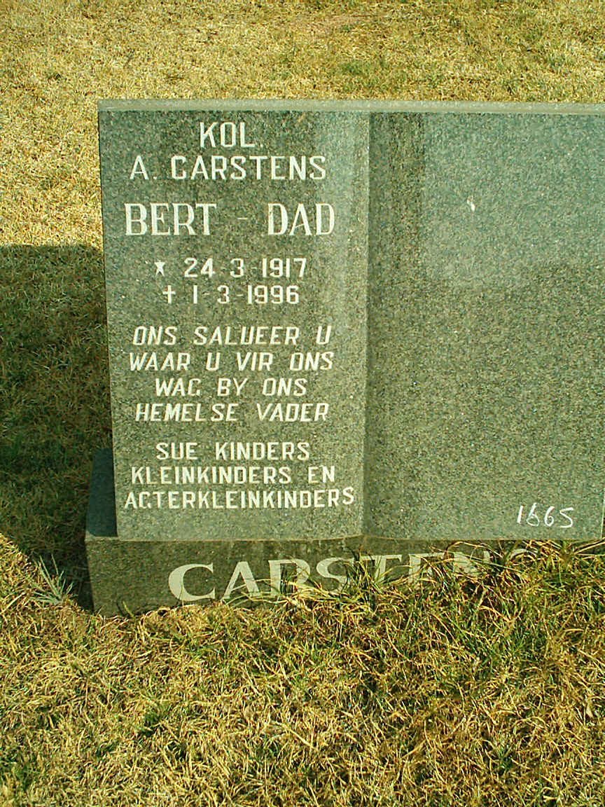 CARSTENS A. 1917-1996