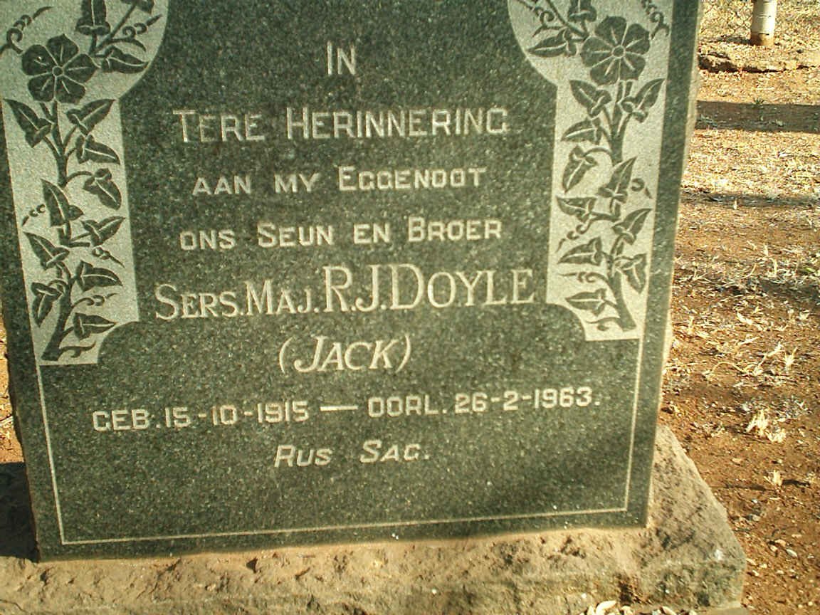 DOYLE R.J. 1915-1963