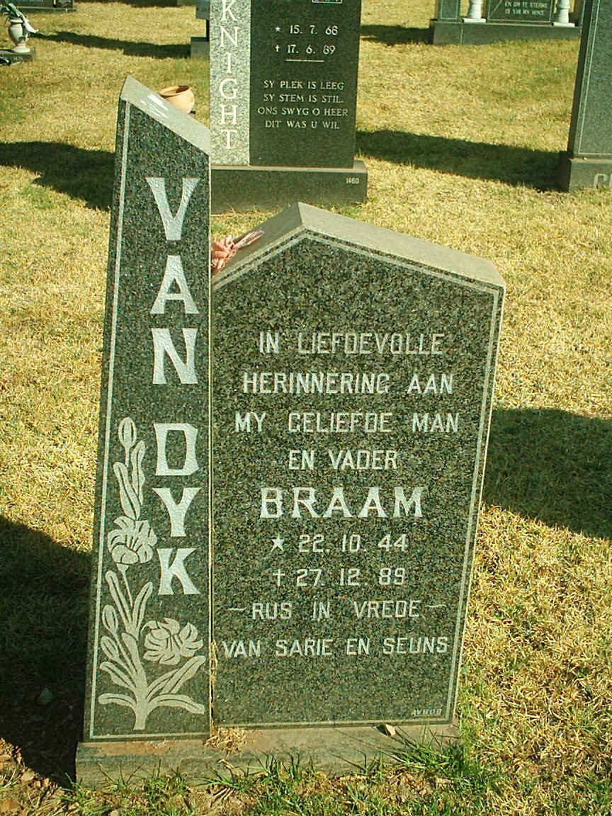 DYK Braam, van 1944-1989