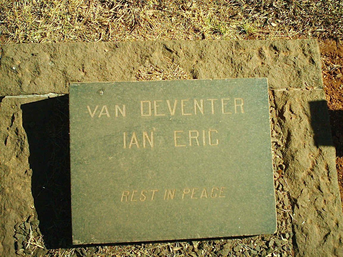 DEVENTER Ian Eric, van