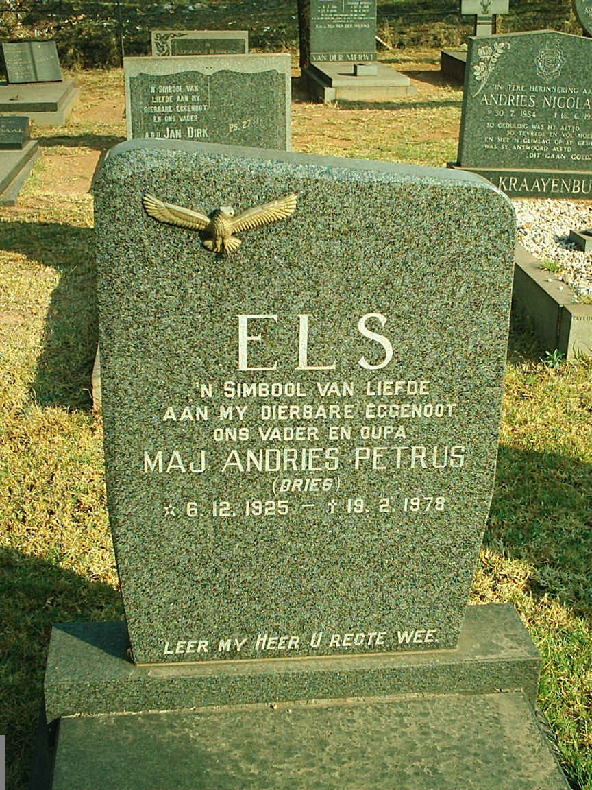 ELS Andries Petrus 1925-1978