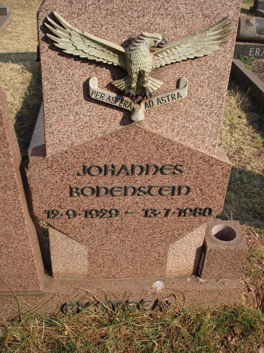 EKSTEEN Johannes Bodenstein 1929-1980