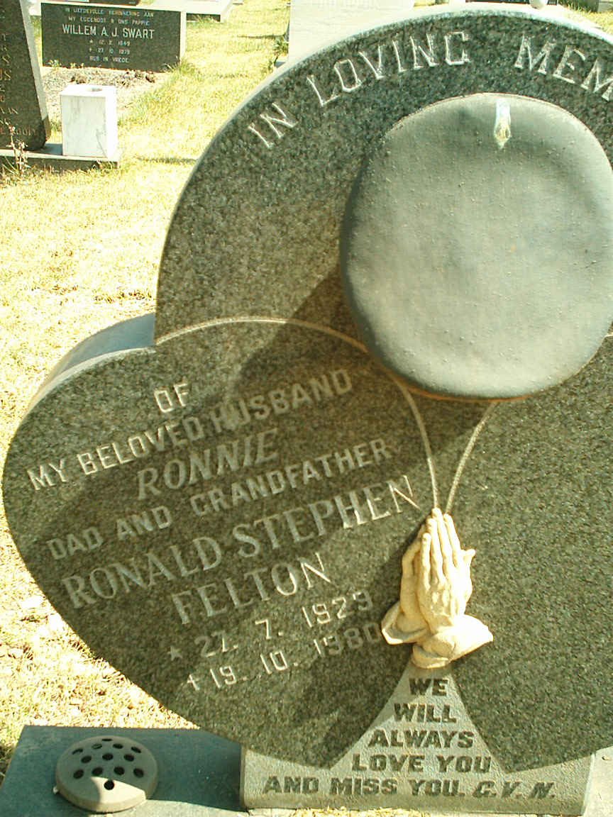 FELTON Ronald Stephen 1929-1980
