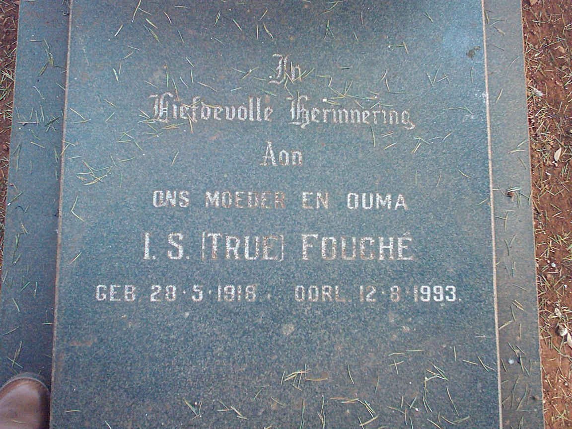 FOUCHÉ I.S. 1918-1993