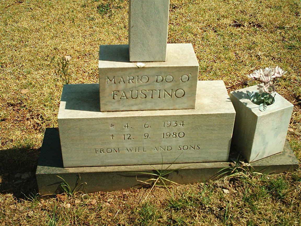 FAUSTINO Mario Do O' 1934-1980