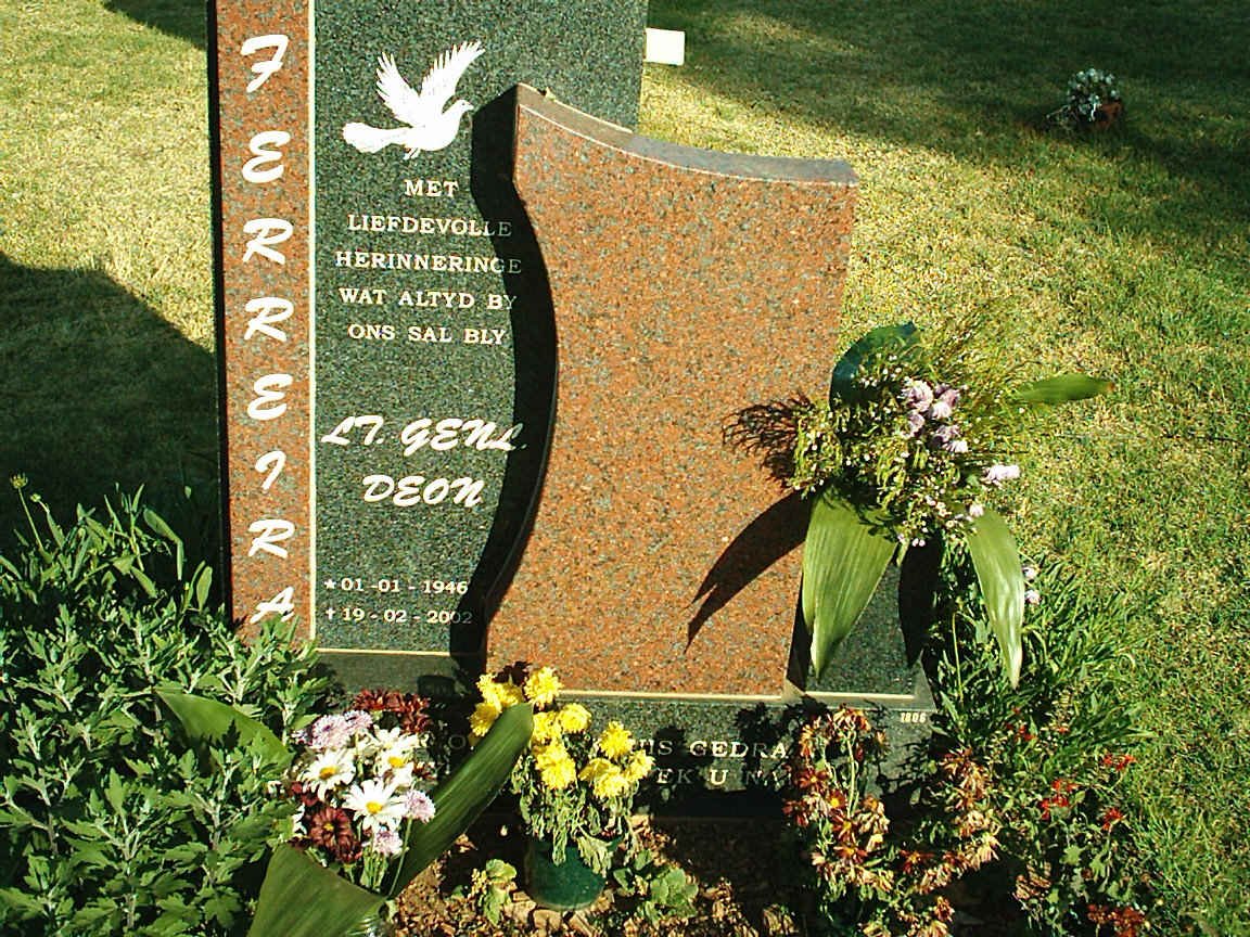 FERREIRA Deon 1946-2002