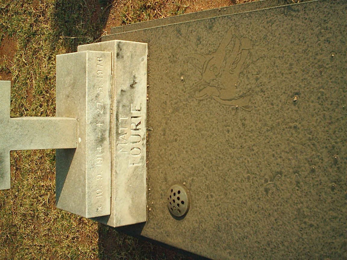 FOURIE Matt 1914-1976