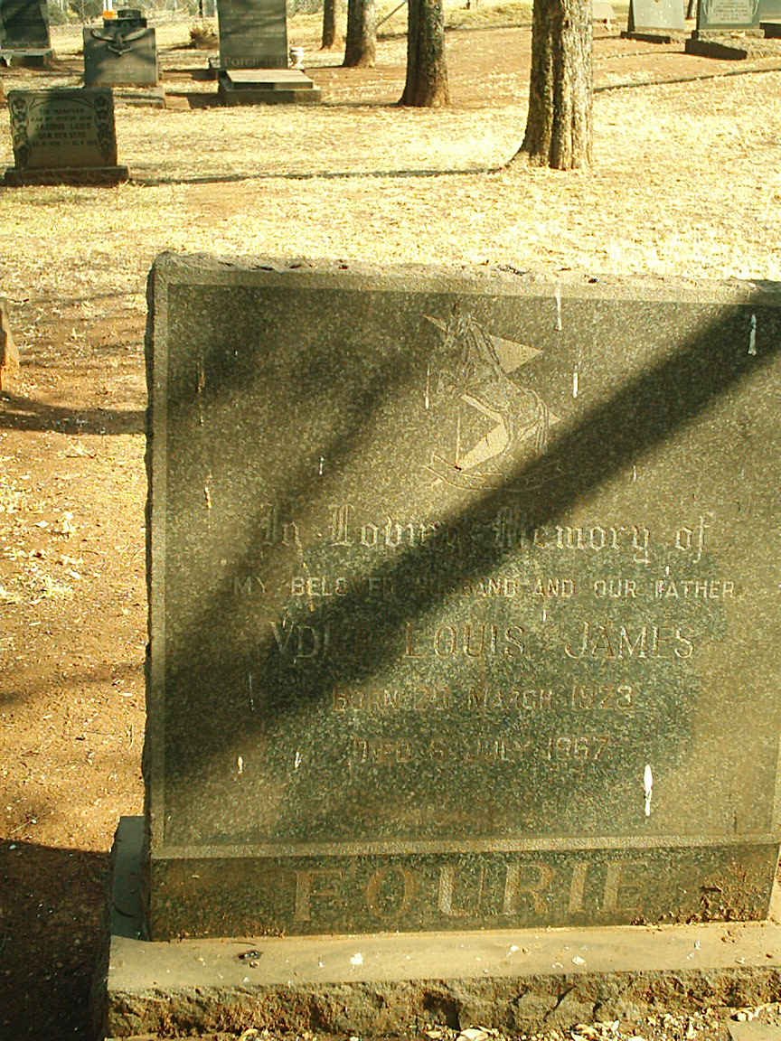 FOURIE Louis James 1923-1967