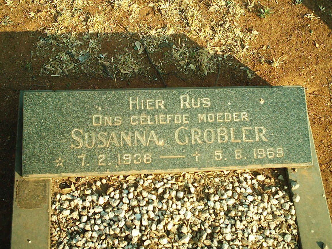 GROBLER Susanna 1938-1969