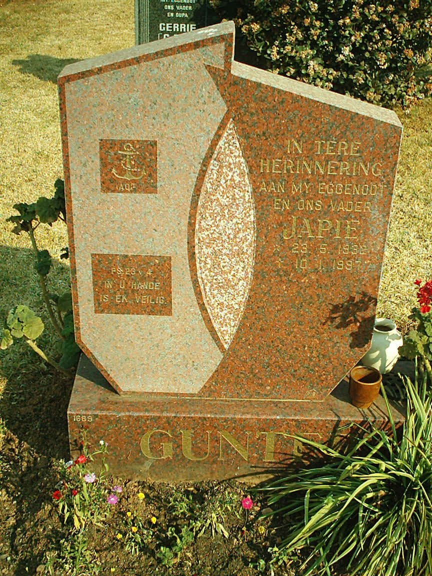 GUNTER Japie 1932-1997