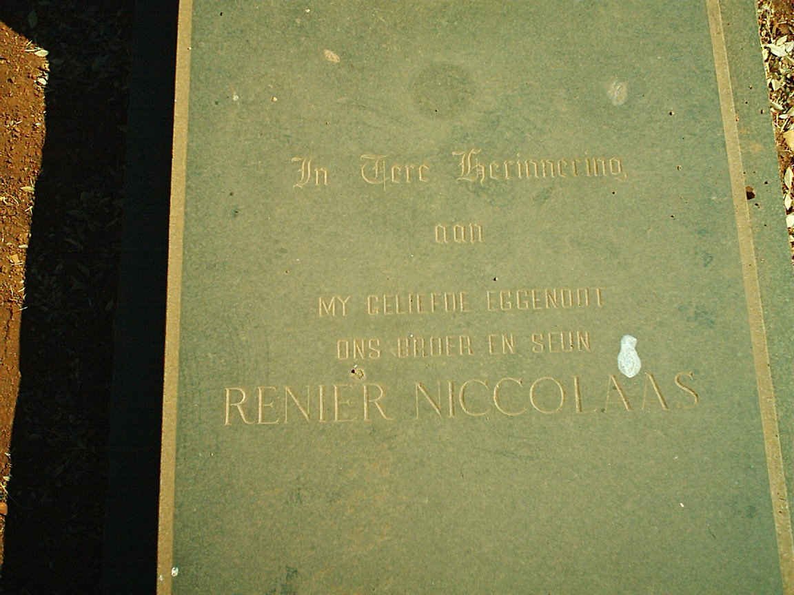 GROBLER Renier Nicolaas 1946-1971