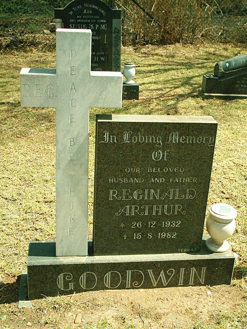 GOODWIN Reginald Arthur 1932-1982